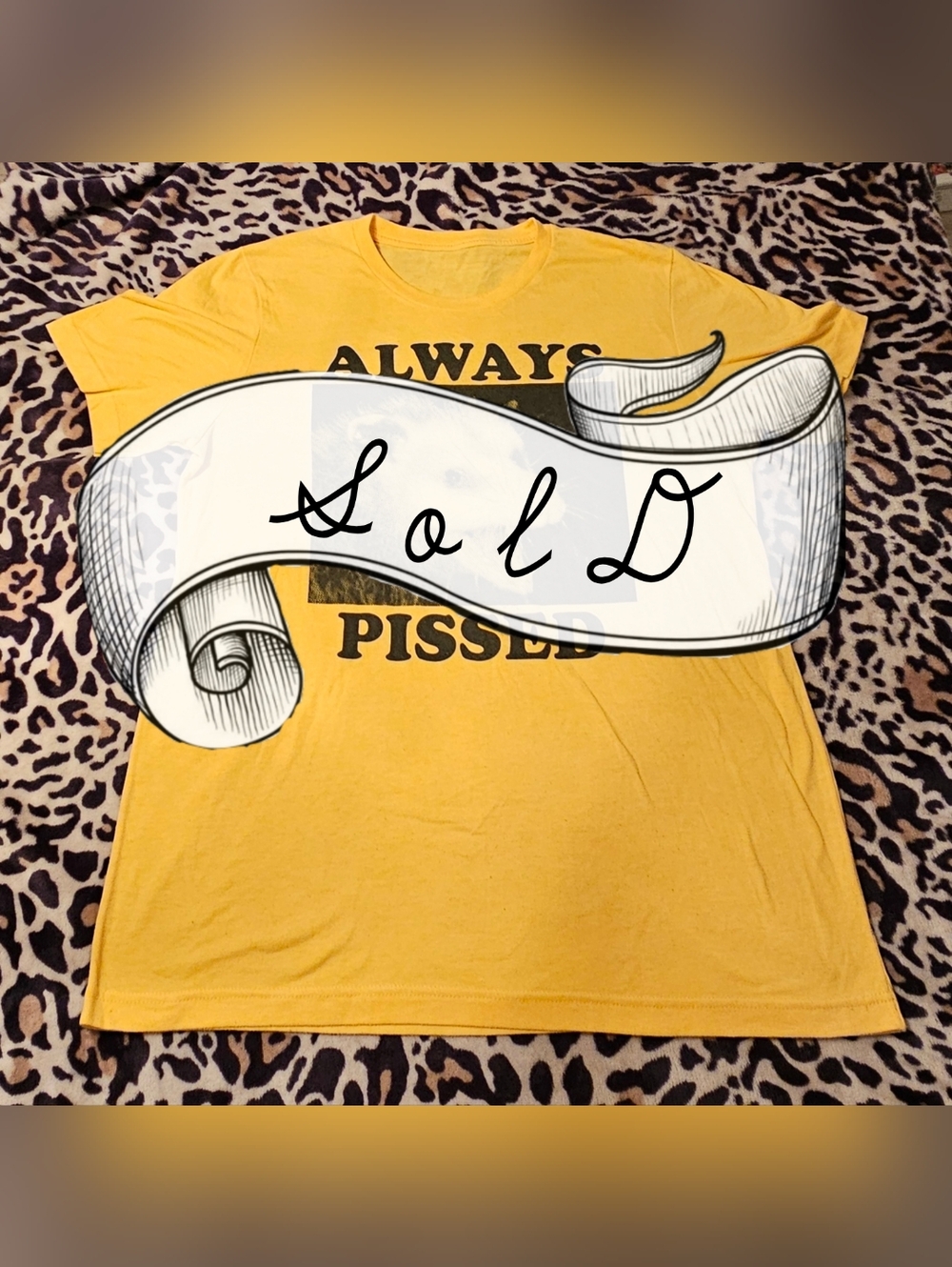 Always Pissed! Possum! Size Large